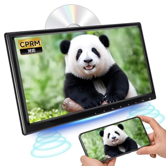 左右リアモニター&DVDプレイヤーキット 2025新登場】 SAKUKA ヘッドレストモニター 14インチ 大画面 リア